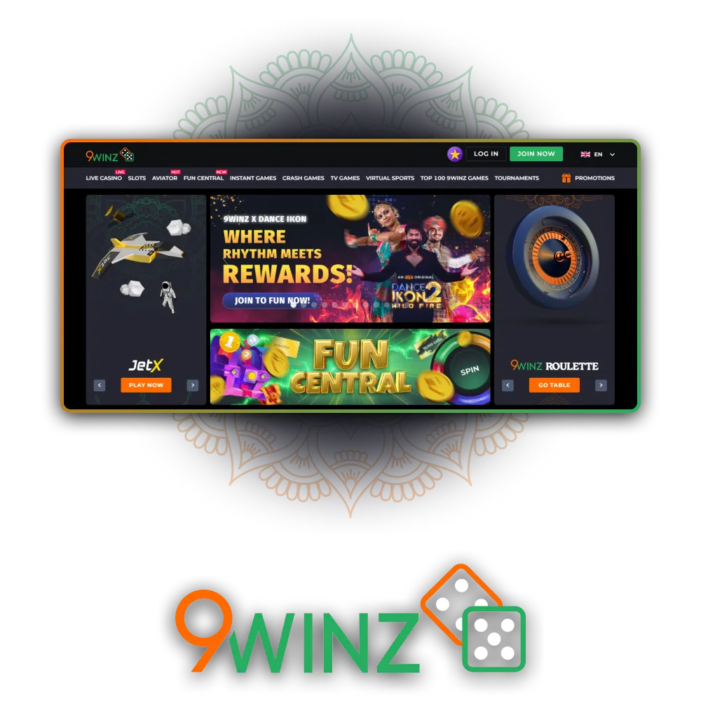 Play at the official 9Winz casino website, which provides a secure and exciting online gaming experience for Indian players.