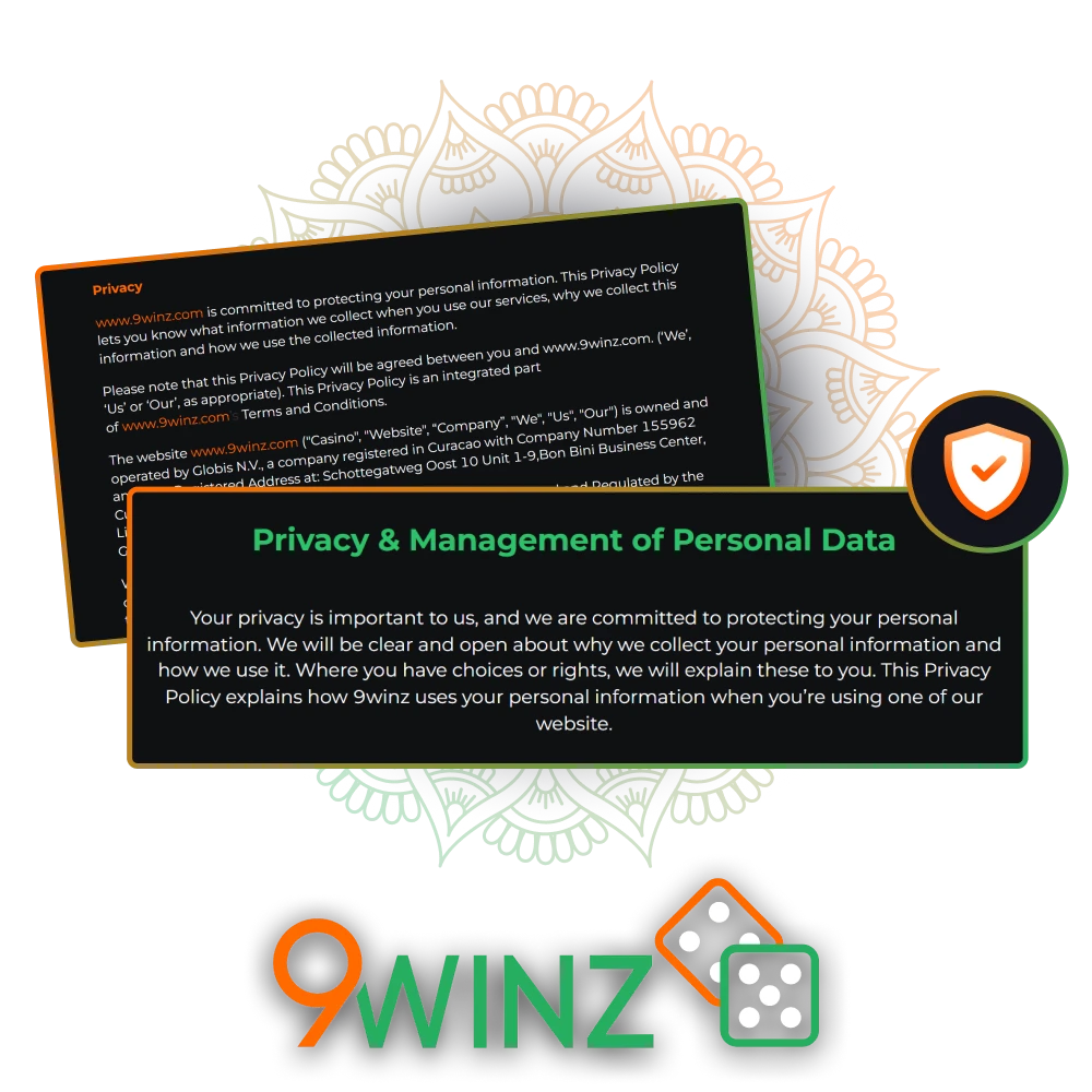 Learn about 9Winz's Privacy Policy compliance.