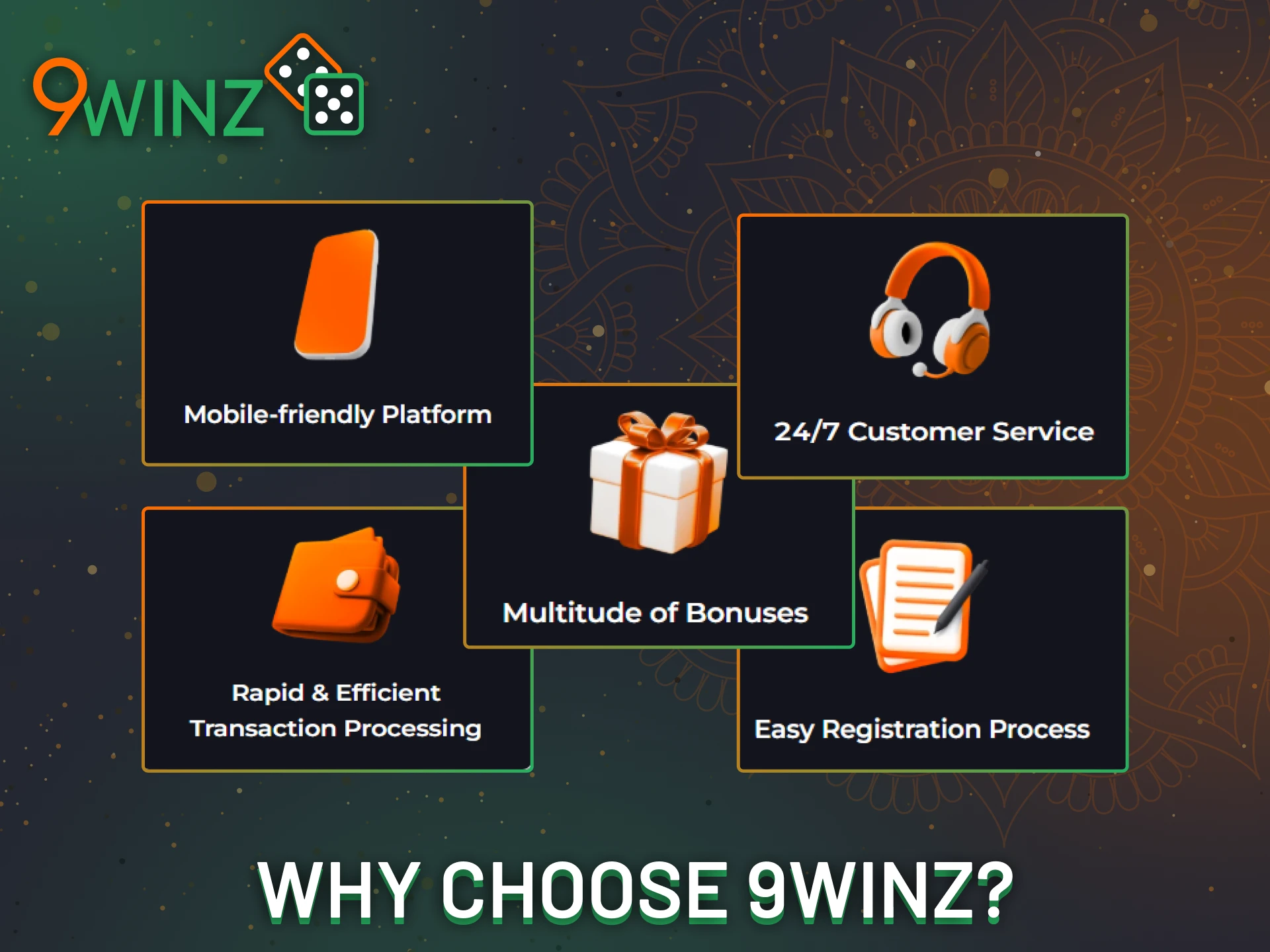 9Winz Casino offers high-quality games.